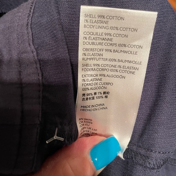 Anthropologie Joanie navy jumpsuit size 6 - Picture 9 of 10